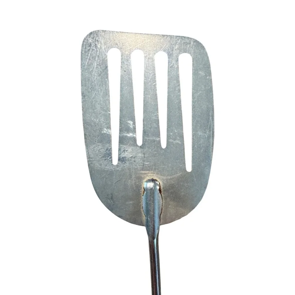 Vintage Foley Stainless Steel Slotted Spatula Turner with Wood Handle 20